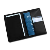 Classic Black Leather Passport Holder
